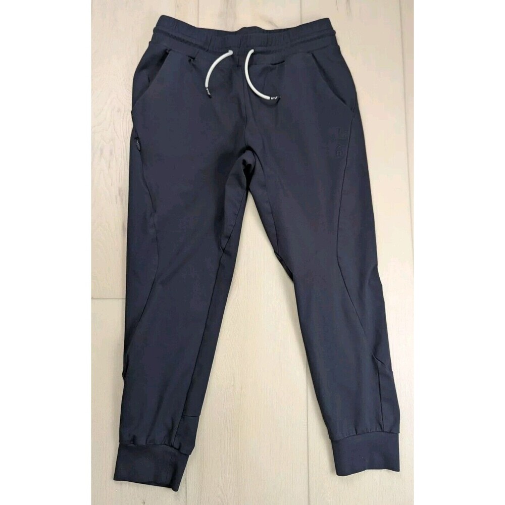 BYLT Premium Basics Active Jogger Mens Medium Blue Drawstring Pockets Gym Train
